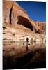 Stand-up paddleboarding on Lake Powell, Utah by Anonymous