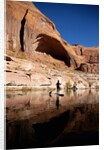 Stand-up paddleboarding on Lake Powell, Utah by Anonymous