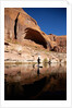 Stand-up paddleboarding on Lake Powell, Utah by Anonymous
