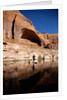 Stand-up paddleboarding on Lake Powell, Utah by Anonymous