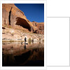 Stand-up paddleboarding on Lake Powell, Utah by Anonymous