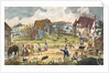 A regency farmyard by Anonymous