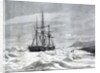 The Alert, nipped by the ice against the shore of Cape Beechey by Anonymous