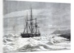 The Alert, nipped by the ice against the shore of Cape Beechey by Anonymous