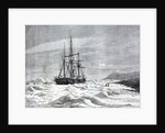 The Alert, nipped by the ice against the shore of Cape Beechey by Anonymous