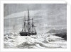 The Alert, nipped by the ice against the shore of Cape Beechey by Anonymous