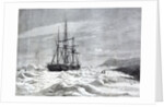 The Alert, nipped by the ice against the shore of Cape Beechey by Anonymous