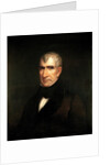 Portrait of President William Henry Harrison by James Reid Lambdin