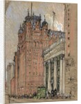 Waldorf Astoria Hotel by Joseph Pennell