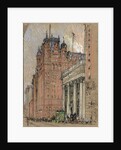 Waldorf Astoria Hotel by Joseph Pennell