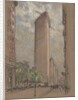 The Flatiron Building from Fifth Avenue and Twenty-Seventh Street, New York City by Joseph Pennell