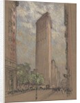 The Flatiron Building from Fifth Avenue and Twenty-Seventh Street, New York City by Joseph Pennell