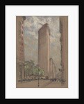 The Flatiron Building from Fifth Avenue and Twenty-Seventh Street, New York City by Joseph Pennell