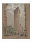 The Flatiron Building from Fifth Avenue and Twenty-Seventh Street, New York City by Joseph Pennell