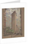 The Flatiron Building from Fifth Avenue and Twenty-Seventh Street, New York City by Joseph Pennell