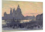 The Gold Moon (Venice: View of Santa Maria delle Salute from Il Redentore) by Joseph Pennell