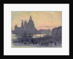 The Gold Moon (Venice: View of Santa Maria delle Salute from Il Redentore) by Joseph Pennell