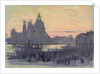 The Gold Moon (Venice: View of Santa Maria delle Salute from Il Redentore) by Joseph Pennell