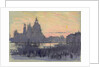 The Gold Moon (Venice: View of Santa Maria delle Salute from Il Redentore) by Joseph Pennell