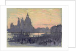 The Gold Moon (Venice: View of Santa Maria delle Salute from Il Redentore) by Joseph Pennell