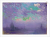 Green, Blue and Purple (View of London) by Joseph Pennell