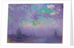 Green, Blue and Purple (View of London) by Joseph Pennell