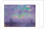 Green, Blue and Purple (View of London) by Joseph Pennell