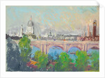 London Over Waterloo Bridge by Joseph Pennell