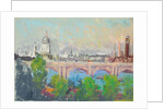 London Over Waterloo Bridge by Joseph Pennell