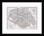 Galignani's Plan of Paris and Environs by Antonio Galignani