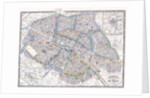 Galignani's Plan of Paris and Environs by Antonio Galignani