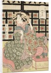 Courtesan of the Ogiva Brothel by Kikugawa Eizan
