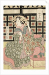 Courtesan of the Ogiva Brothel by Kikugawa Eizan