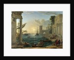 Seaport with the Embarkation of the Queen of Sheba by Claude Lorrain