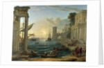 Seaport with the Embarkation of the Queen of Sheba by Claude Lorrain