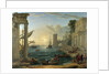 Seaport with the Embarkation of the Queen of Sheba by Claude Lorrain