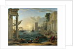 Seaport with the Embarkation of the Queen of Sheba by Claude Lorrain