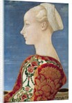 Profile Portrait of a Young Lady by Antonio Pollaiolo
