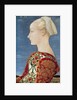 Profile Portrait of a Young Lady by Antonio Pollaiolo