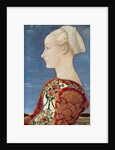Profile Portrait of a Young Lady by Antonio Pollaiolo