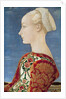 Profile Portrait of a Young Lady by Antonio Pollaiolo