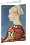 Profile Portrait of a Young Lady by Antonio Pollaiolo