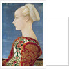 Profile Portrait of a Young Lady by Antonio Pollaiolo