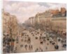 Boulevard Montmartre, Paris by Camille Pissarro