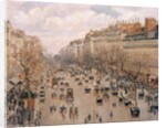 Boulevard Montmartre, Paris by Camille Pissarro