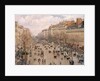 Boulevard Montmartre, Paris by Camille Pissarro