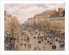 Boulevard Montmartre, Paris by Camille Pissarro