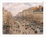 Boulevard Montmartre, Paris by Camille Pissarro