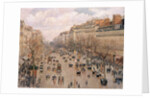 Boulevard Montmartre, Paris by Camille Pissarro