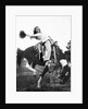 Young woman on phony pony, ca. 1940 by Anonymous